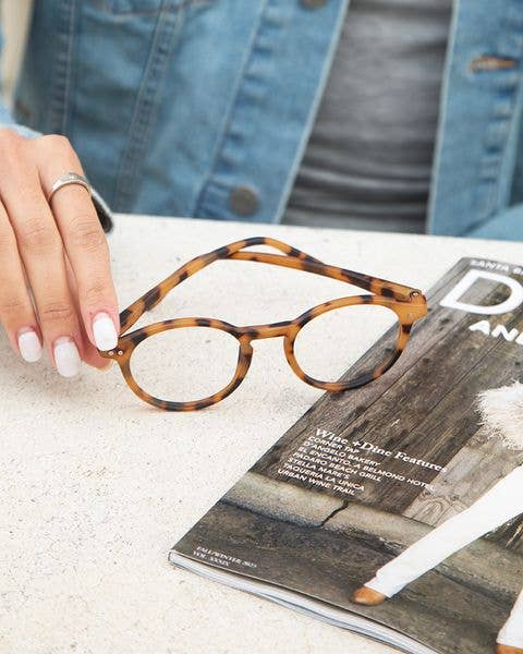Soft Honey Tort Eco-Friendly Blue Light Reading Glasses