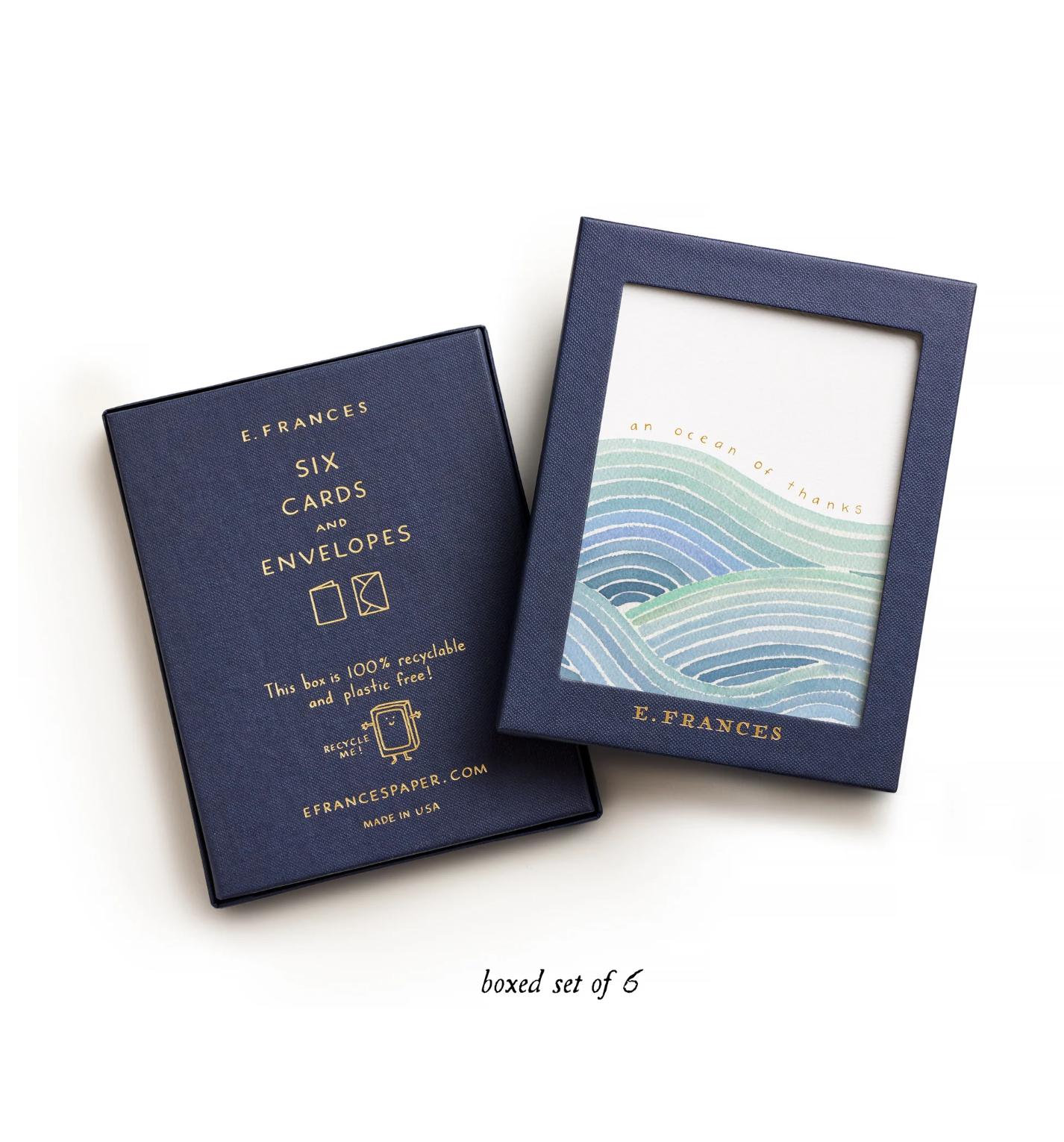 Ocean of Thanks | Thank You Card (Boxed Set of 6)