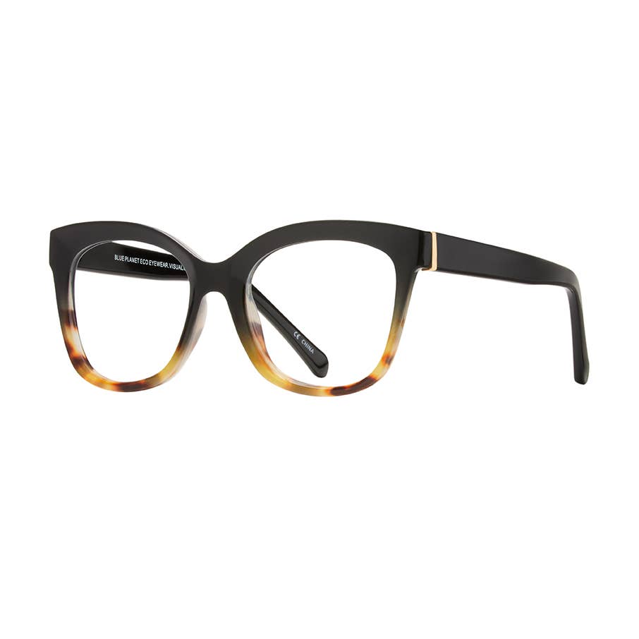 Onyx/Brown Tort Eco-Friendly Blue Light Reading Glasses