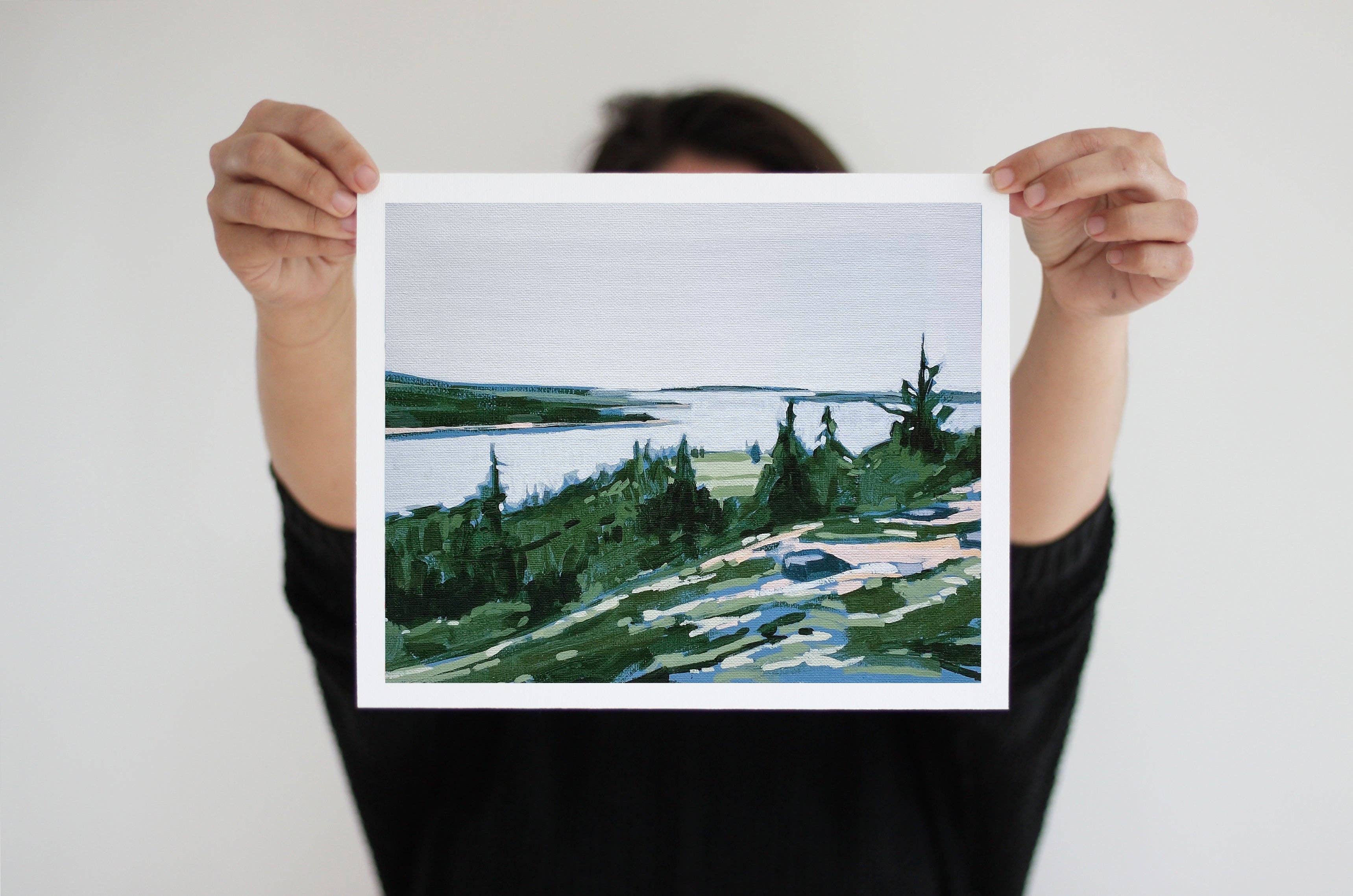 Somes Sound Lookout | Art Print on Canvas