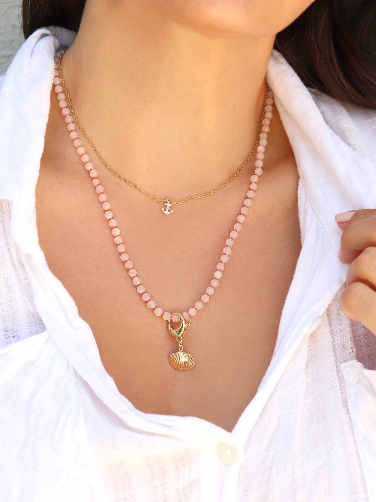 Shannon Candy Necklace - Handmade Semiprecious Gemstones