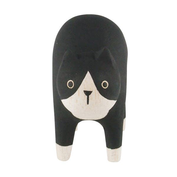 Cat Hand Carved Figurine