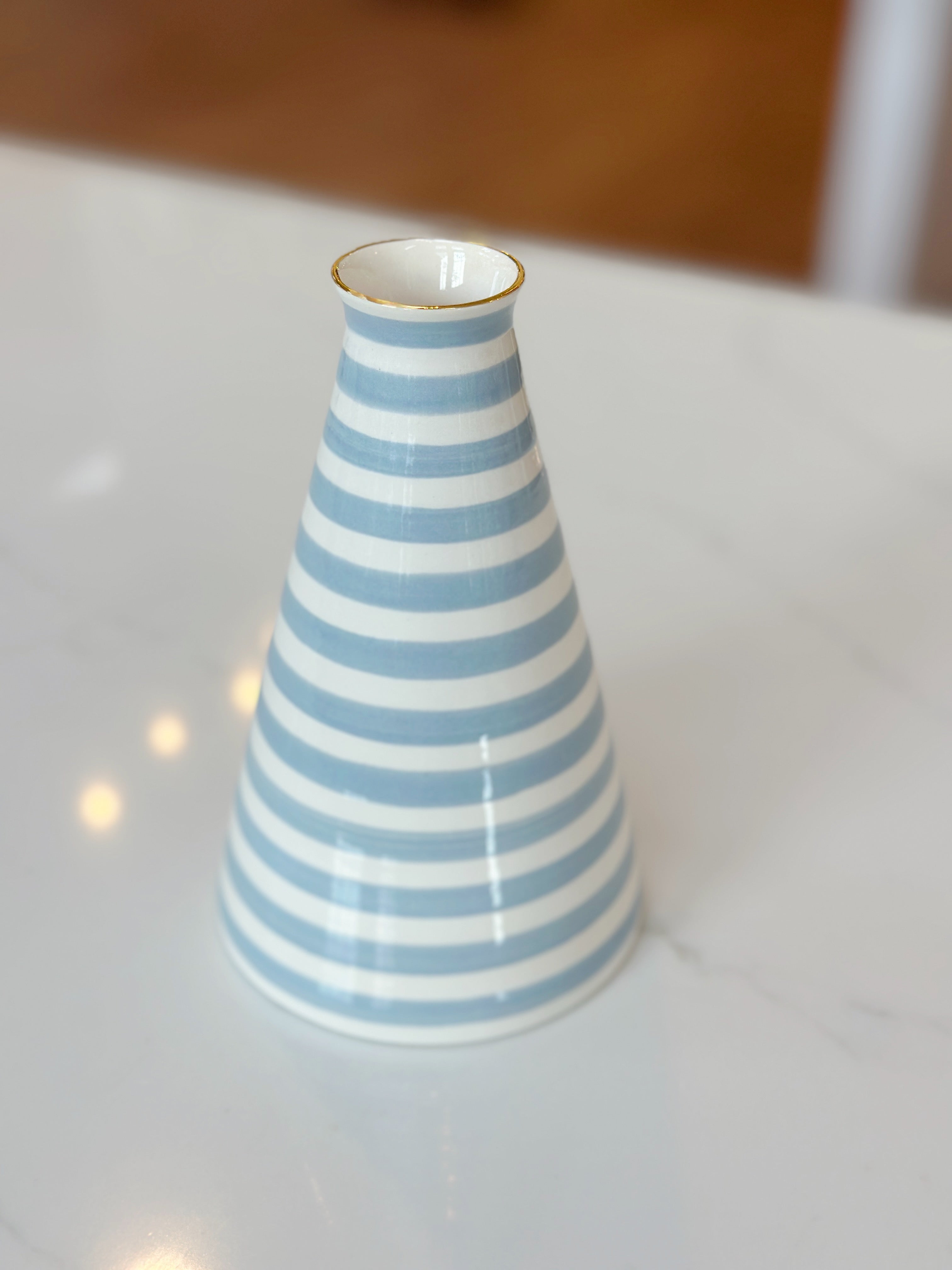 Jill Rosenwald for Noted Striped Diffuser Vase