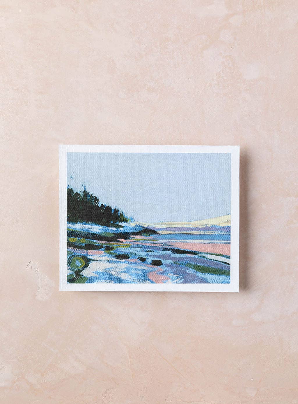 Sand Beach Violet Great Head | Art Print on Canvas