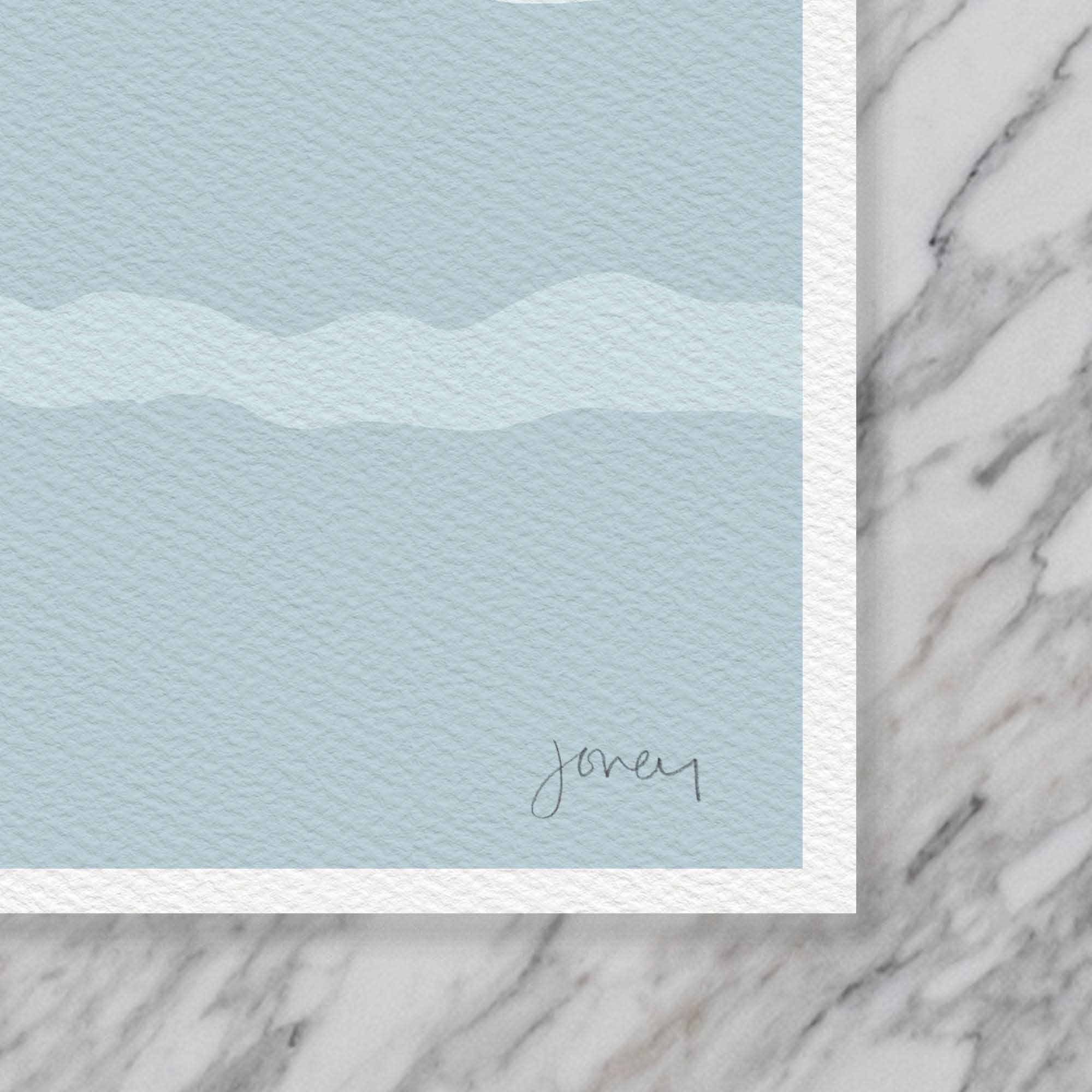 Ocean Waves Art Print 8"x10"