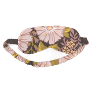 Purple Floral Cotton Sleep Mask