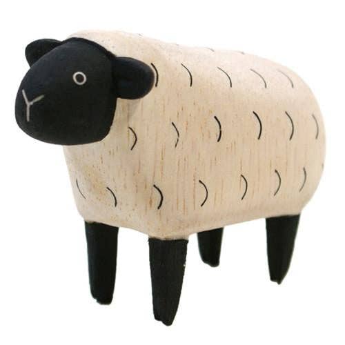 Sheep Hand Carved Figurine