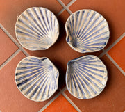 Blue Scallop Dish