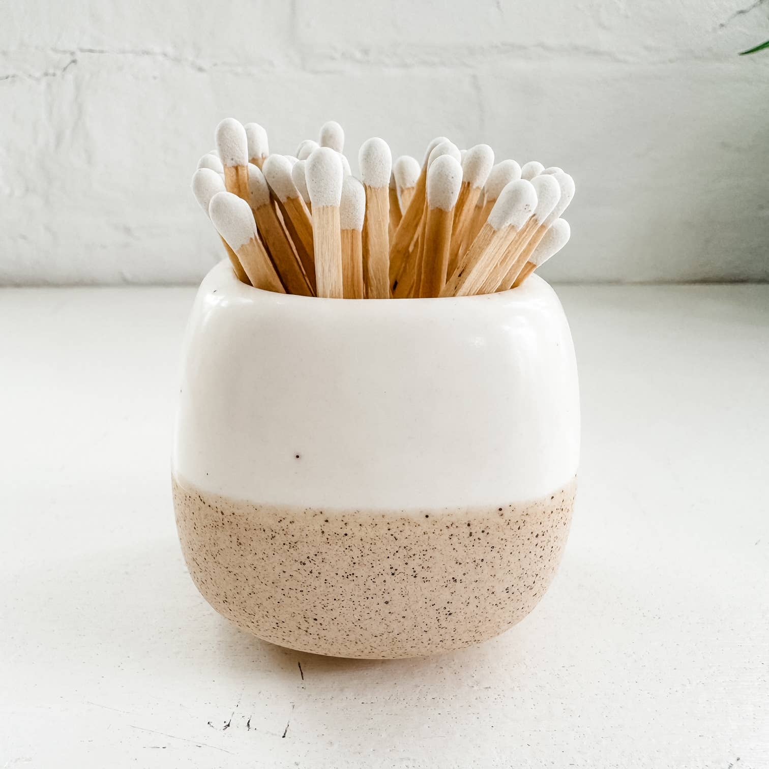 Ceramic Match Holders with Safety Matches