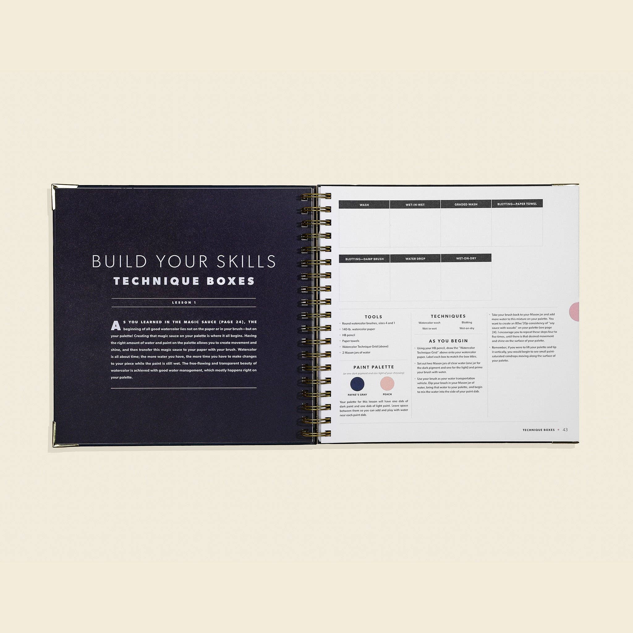Modern Watercolor Botanicals Book
