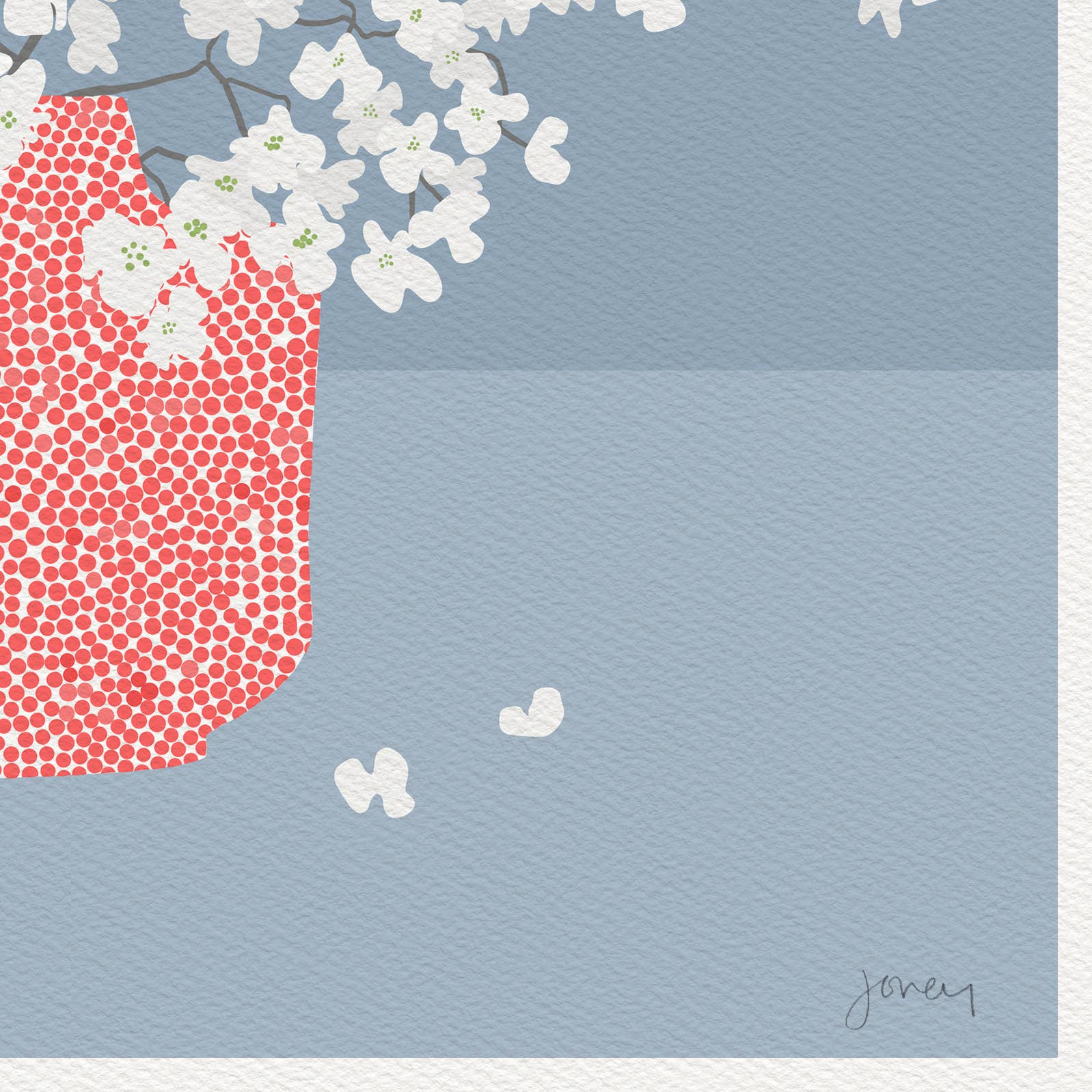 Dogwood Floral Art Print 8"x10"