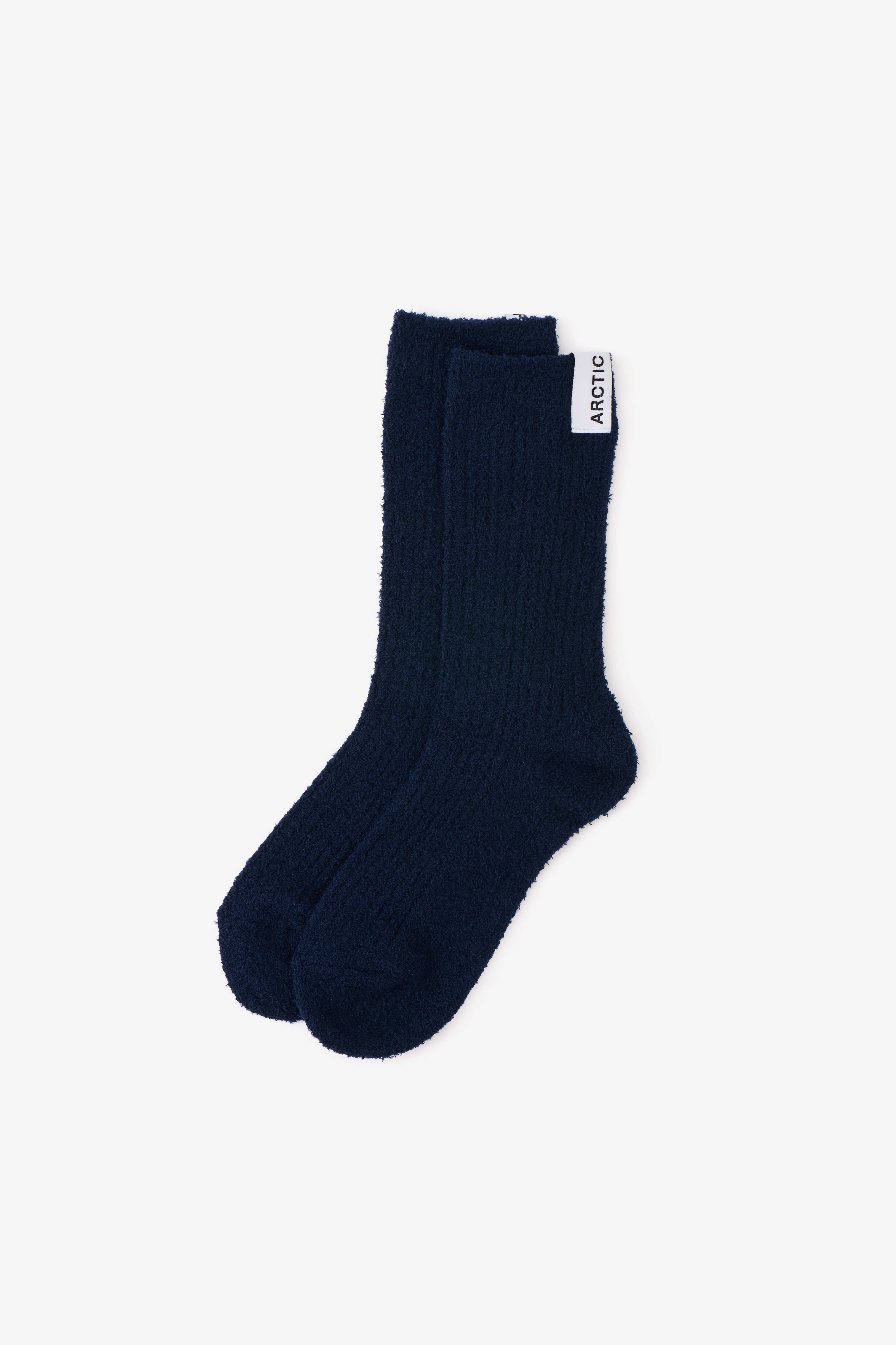Navy Cosy Socks - 100% Recycled