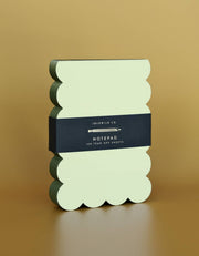 Chartreuse Scalloped Notepad