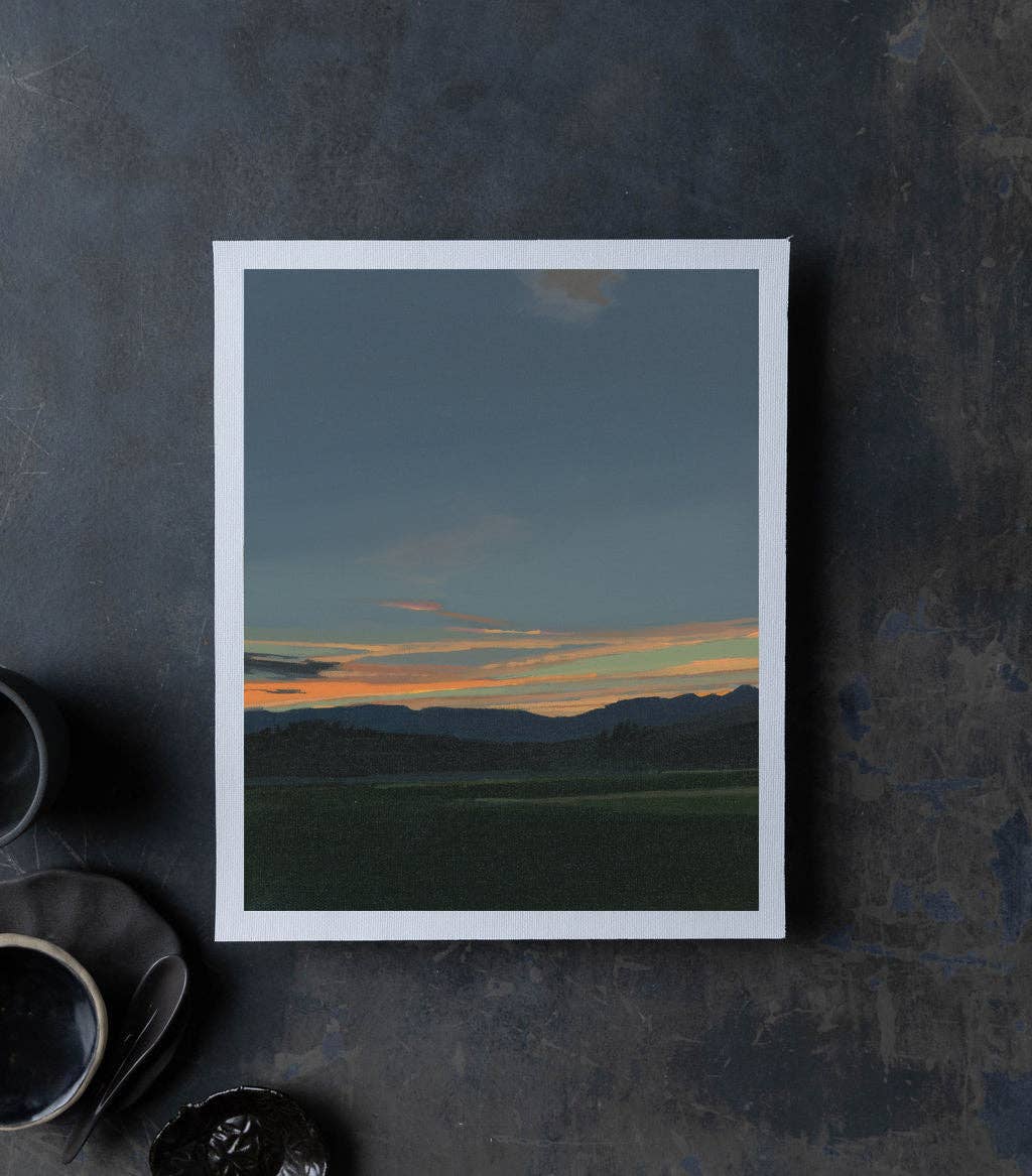 Newry Summer Sunset | Art Print on Canvas