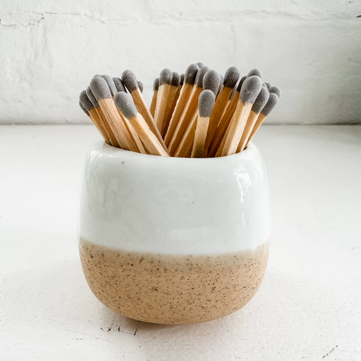 Ceramic Match Holders with Safety Matches