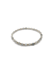 Elley Bracelet - Handmade from Gray Labradorite Gemstones
