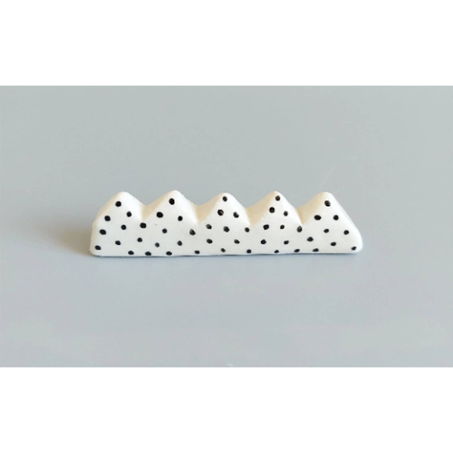 Ceramic Watercolor Paint Palette and Brush Holder
