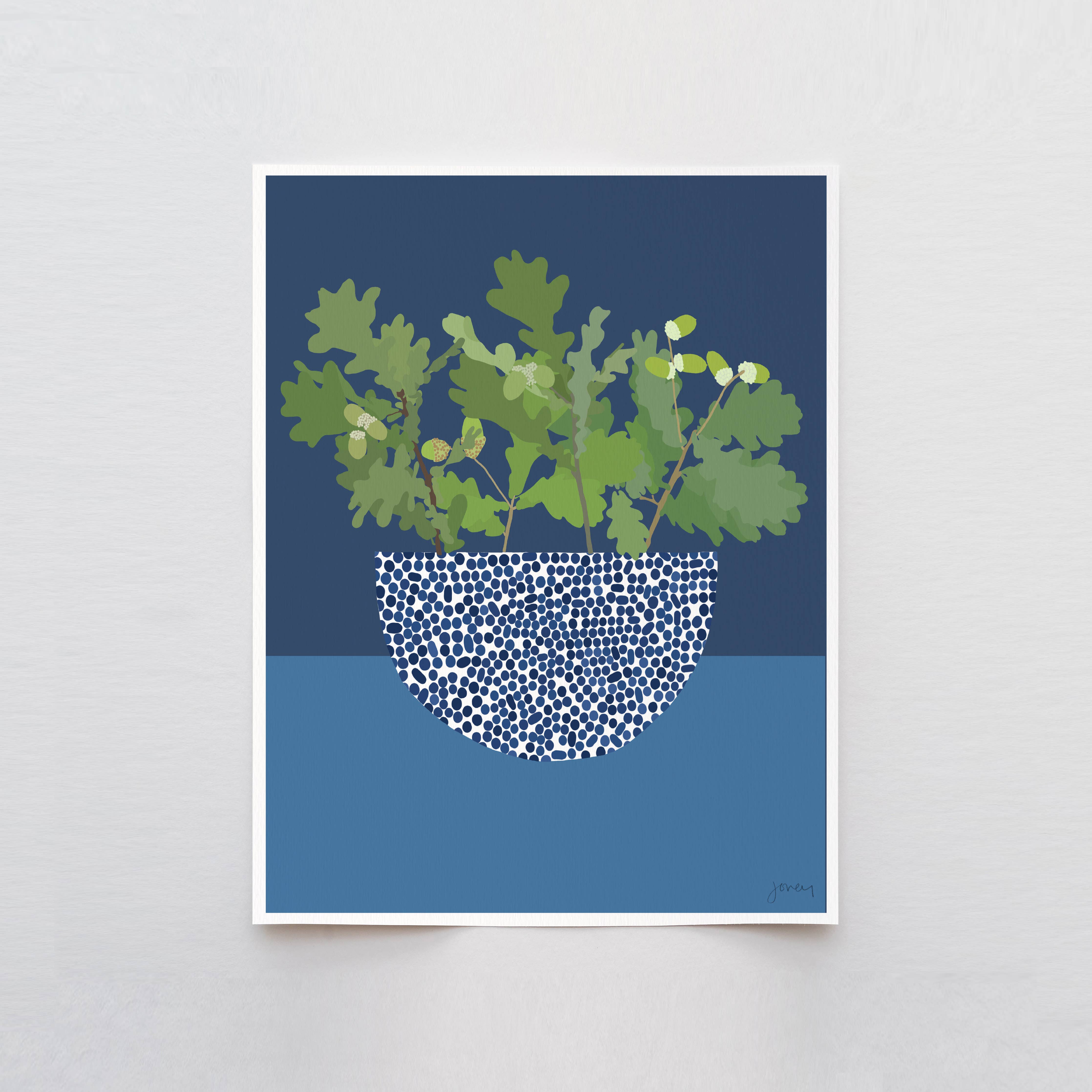 Valley Oak Branches Art Print 8"x10"