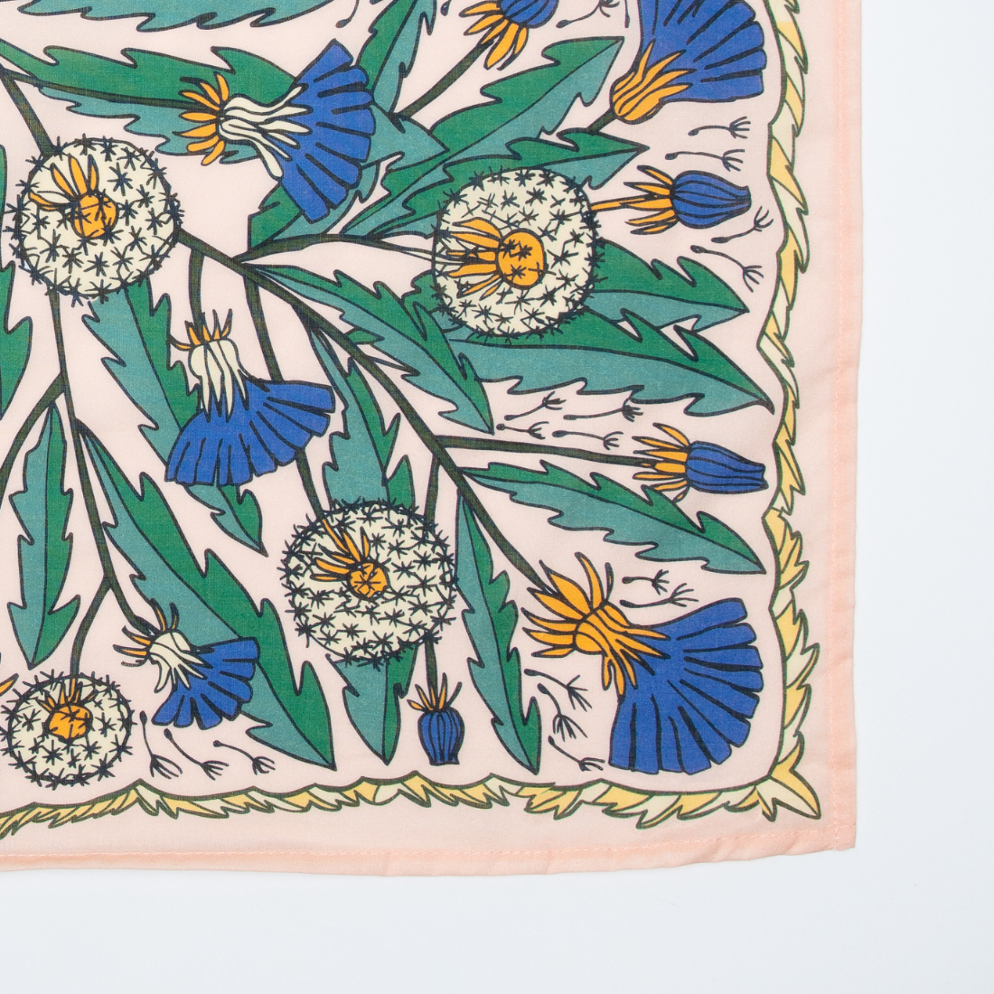 Pink and Green Cotton Bandana