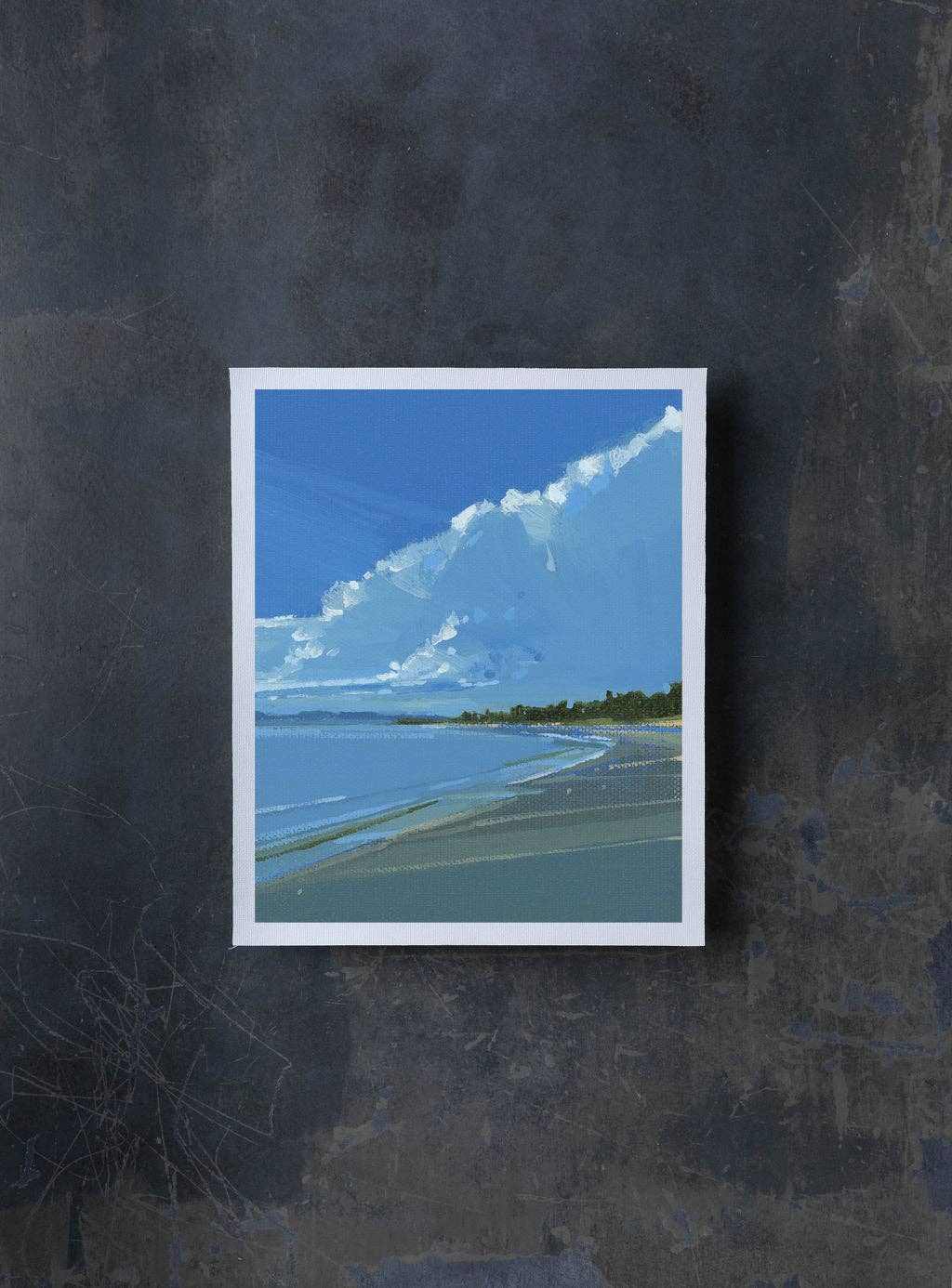 Cranberry Blue | Art Print on Canvas