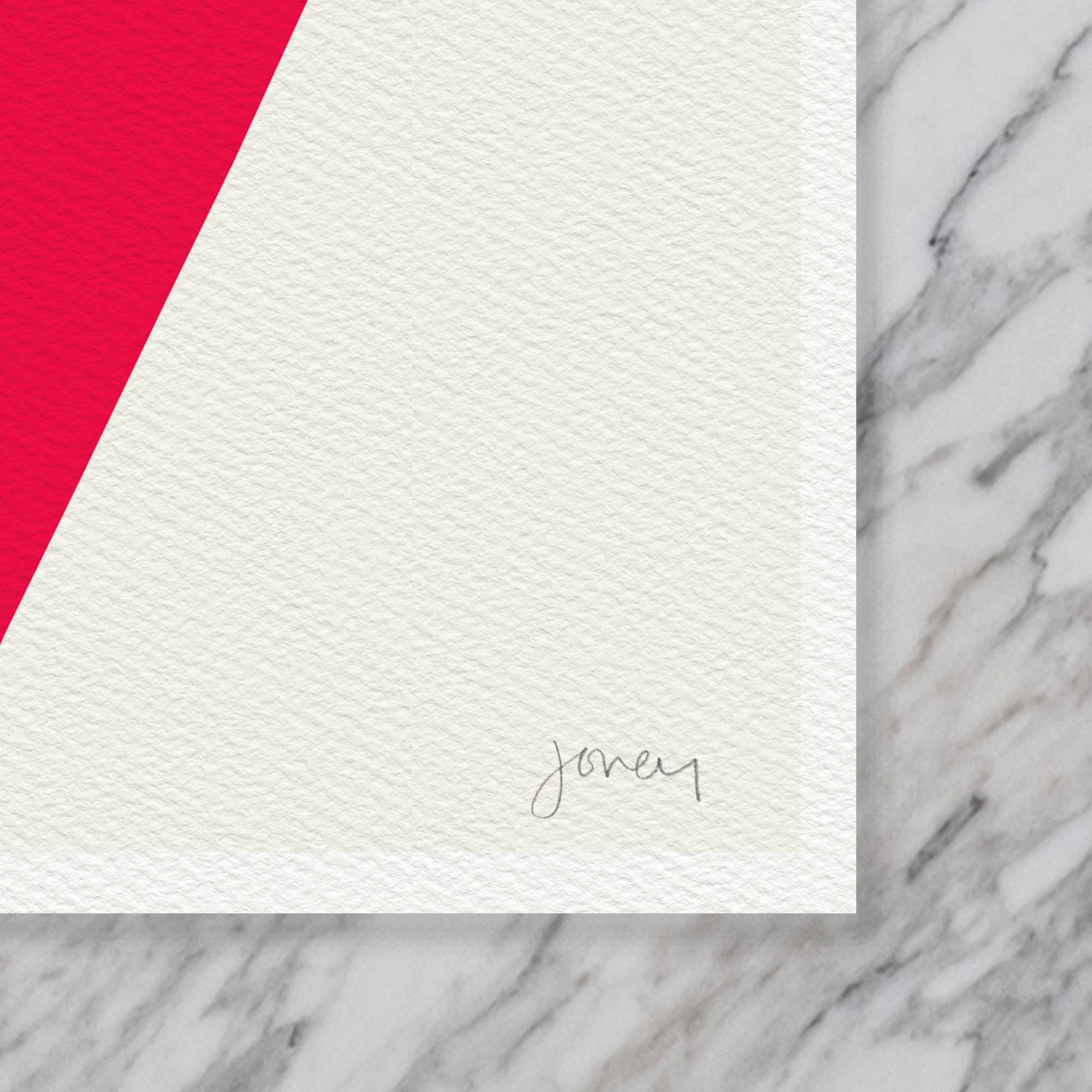 Big Red Heart Art Print 8"x10"