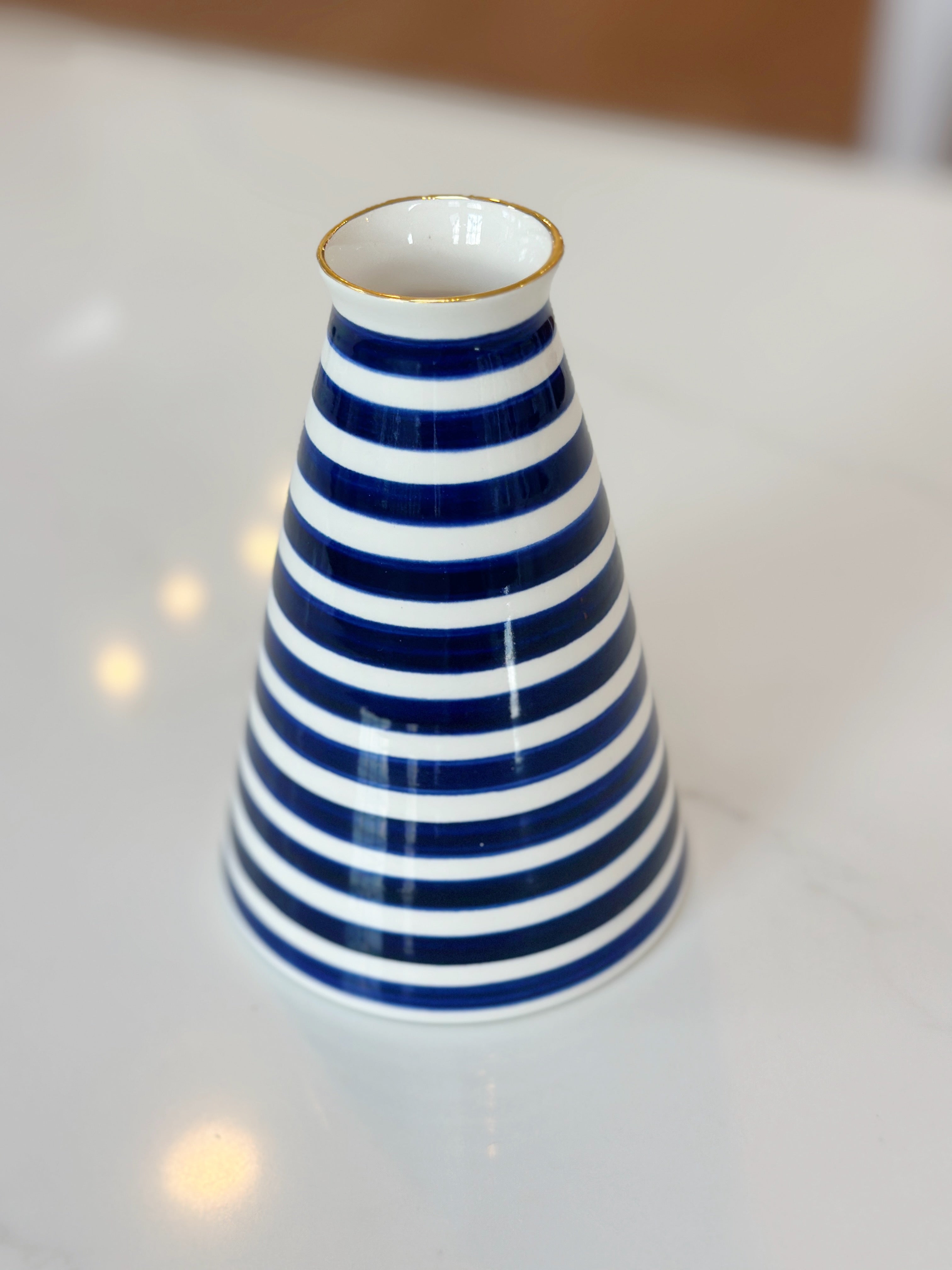 Jill Rosenwald for Noted Striped Diffuser Vase