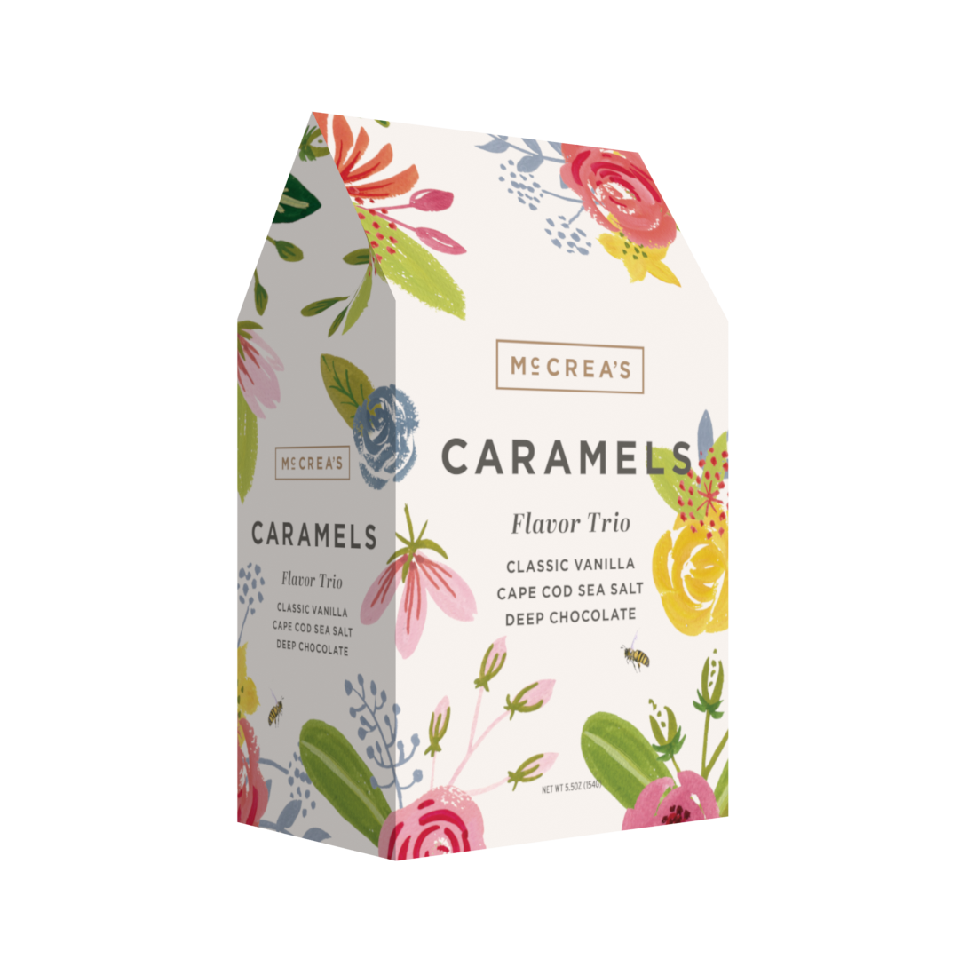 Floral Bouquet Caramels Flavor Trio