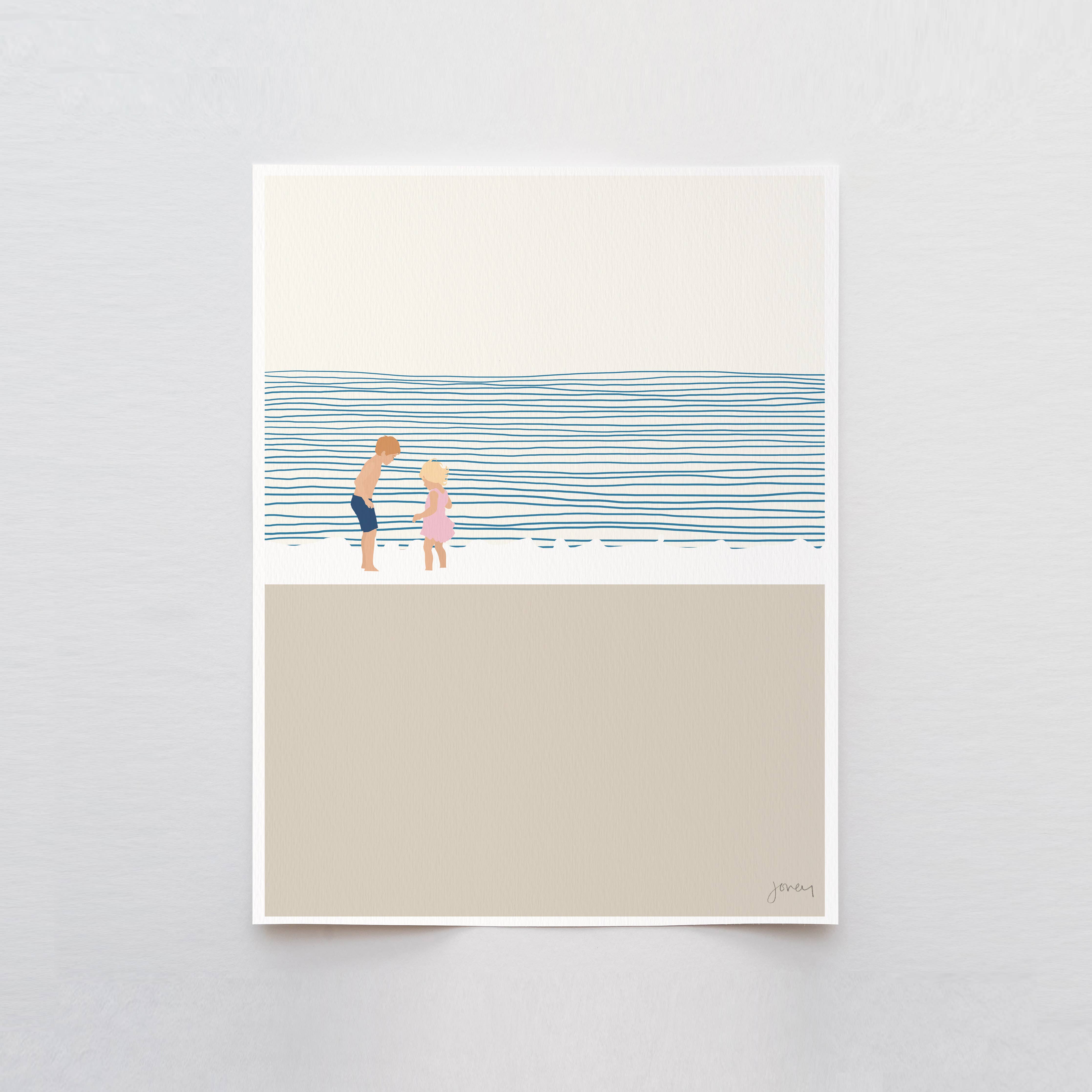 Brother & Sister Art Print 8"x10"