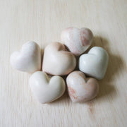 Carved Natural Stone Hearts