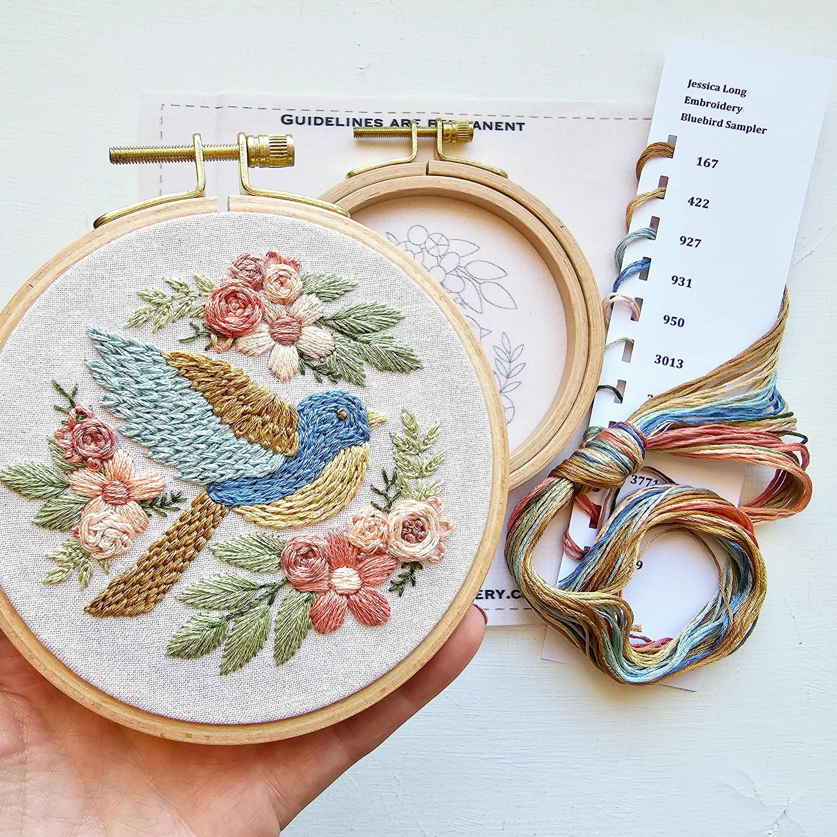 Bluebird Beginner Embroidery Kit