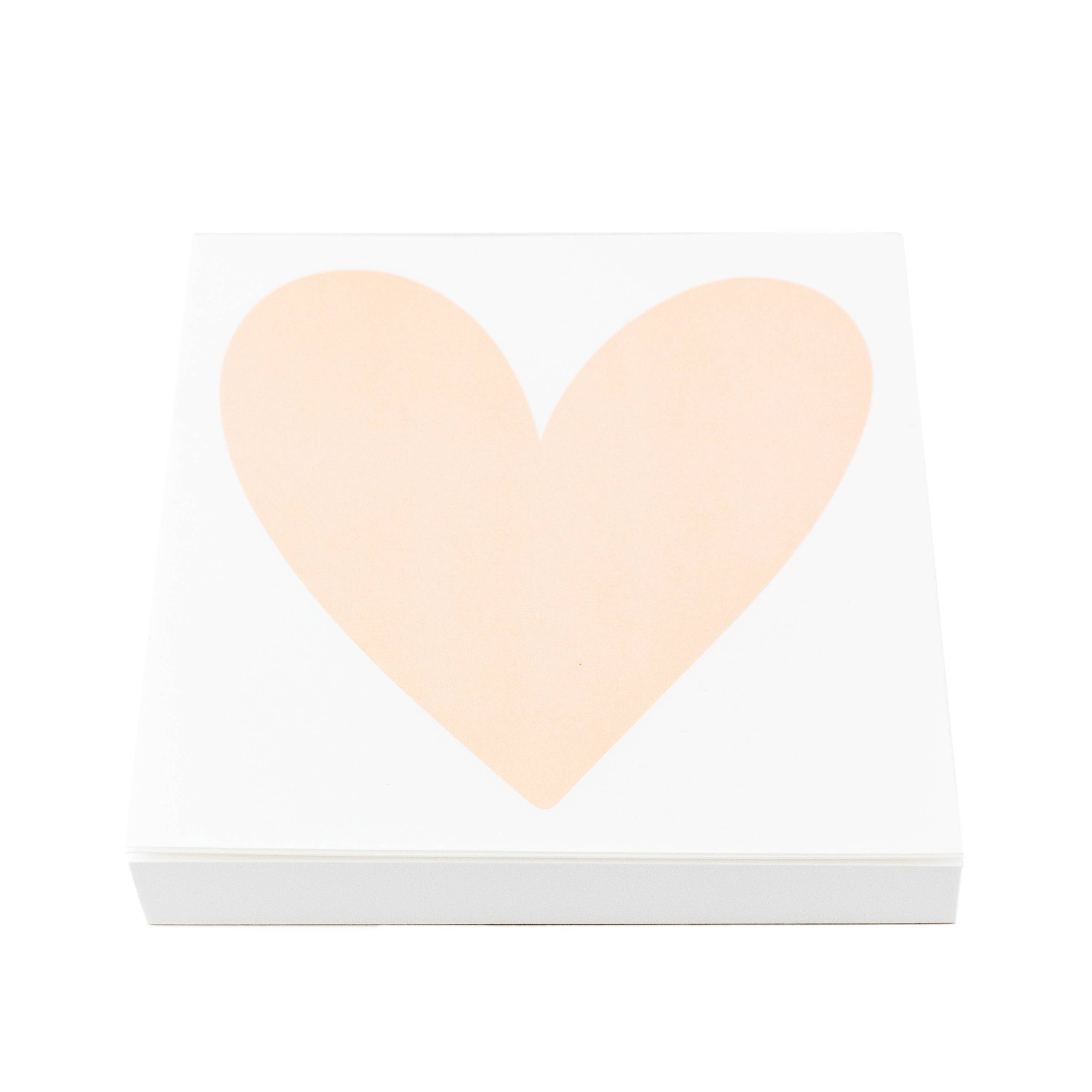 Heart Desk Notepad