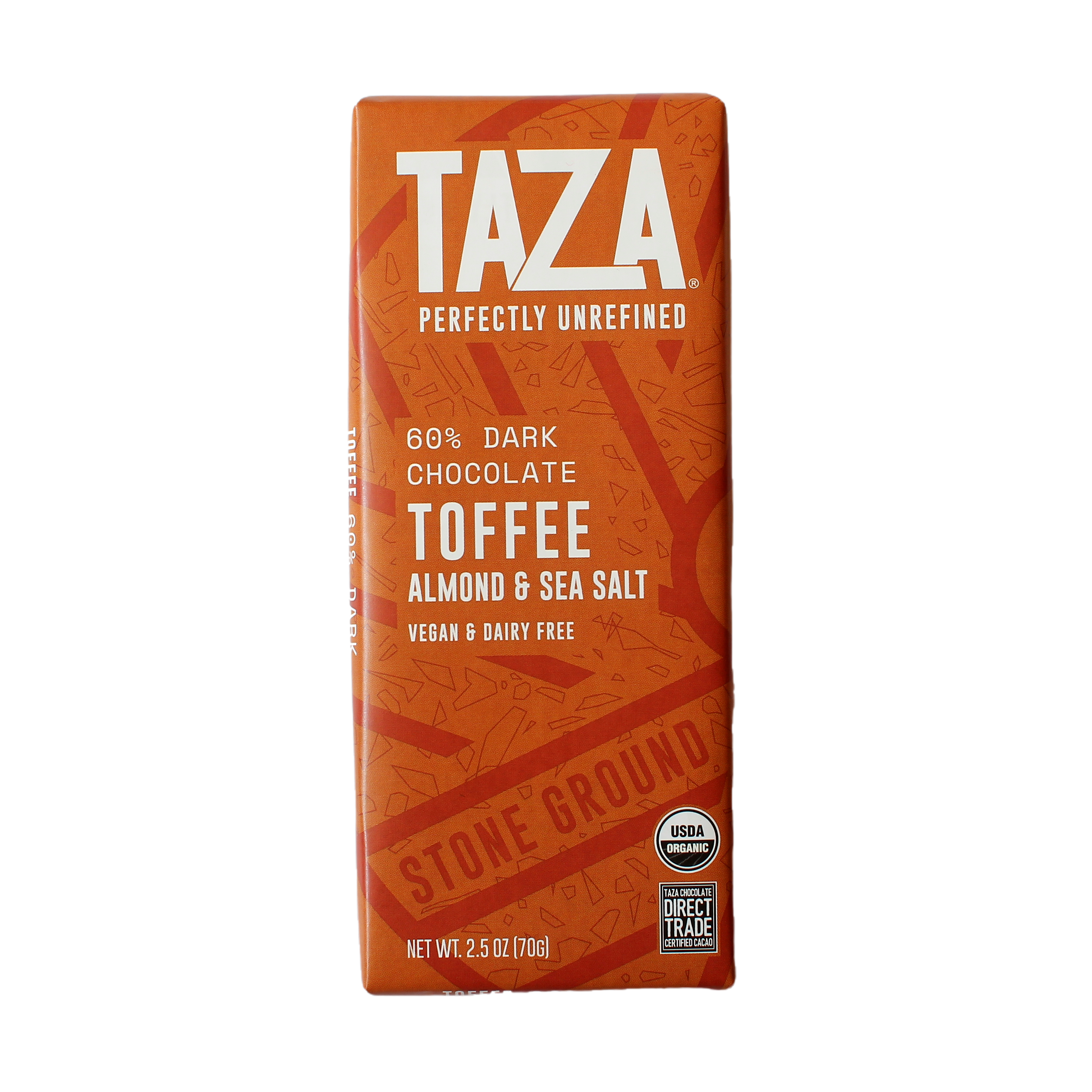 Toffee, Almond, & Sea Salt Dark Chocolate Bar