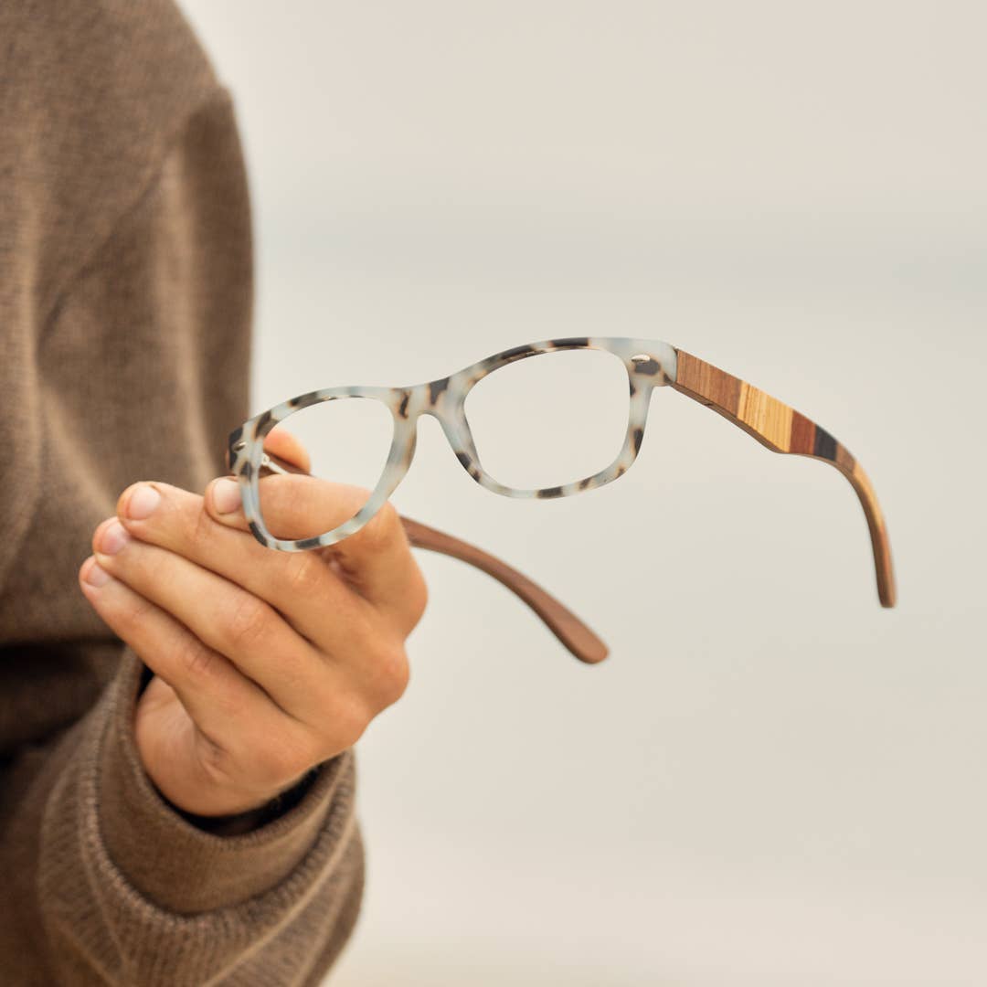 Slate Blue Eco-Friendly Blue Light Reading Glasses