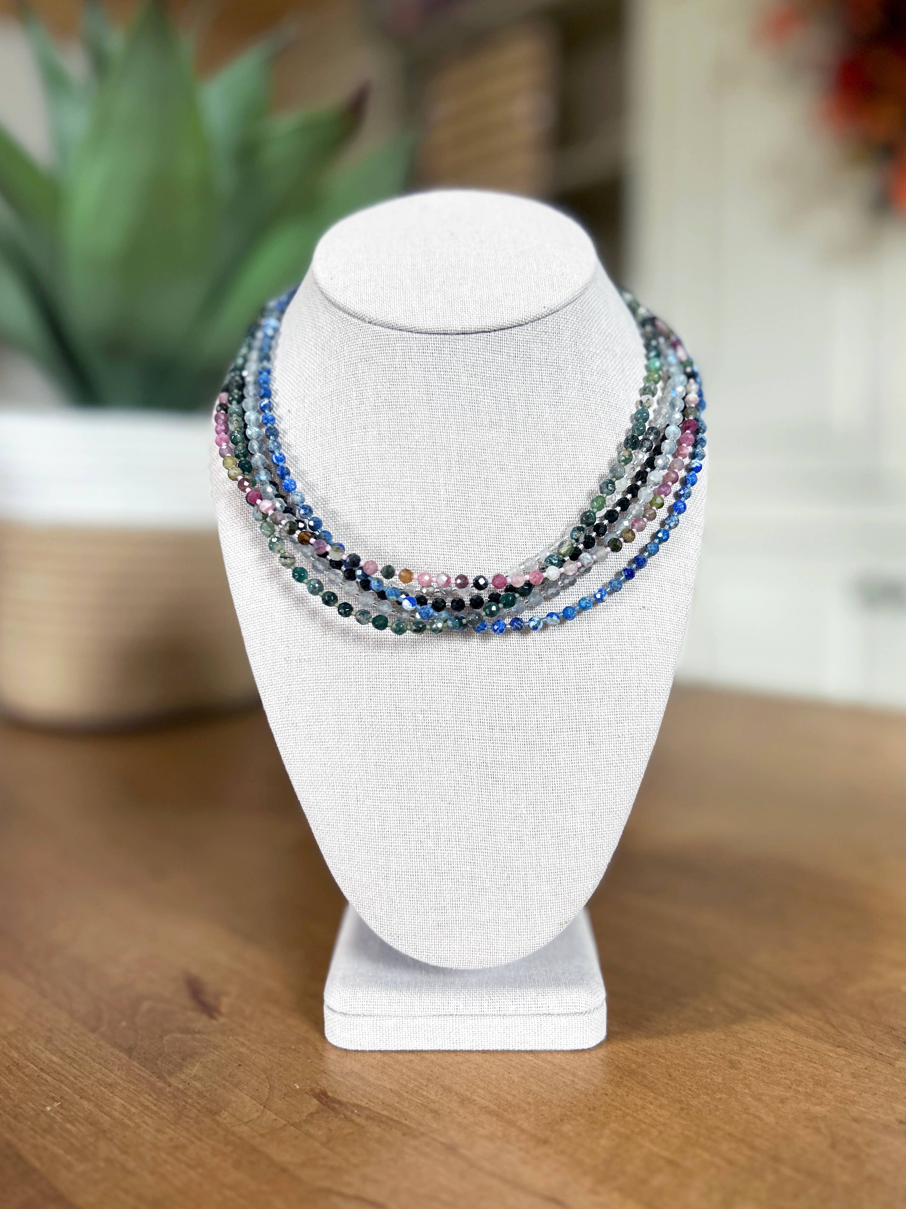 Shannon Candy Necklace - Handmade Semiprecious Gemstones