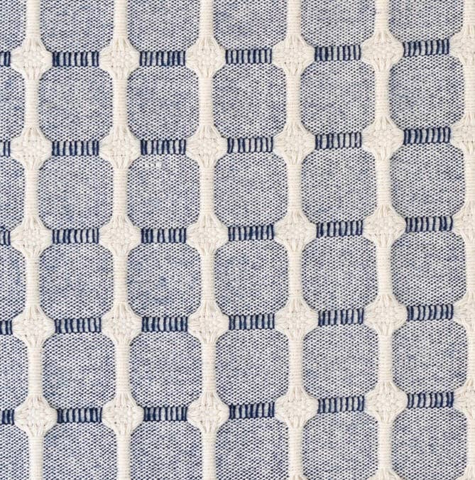 Hopsack Pattern Hand Finished Tablecloth 118" x 55"