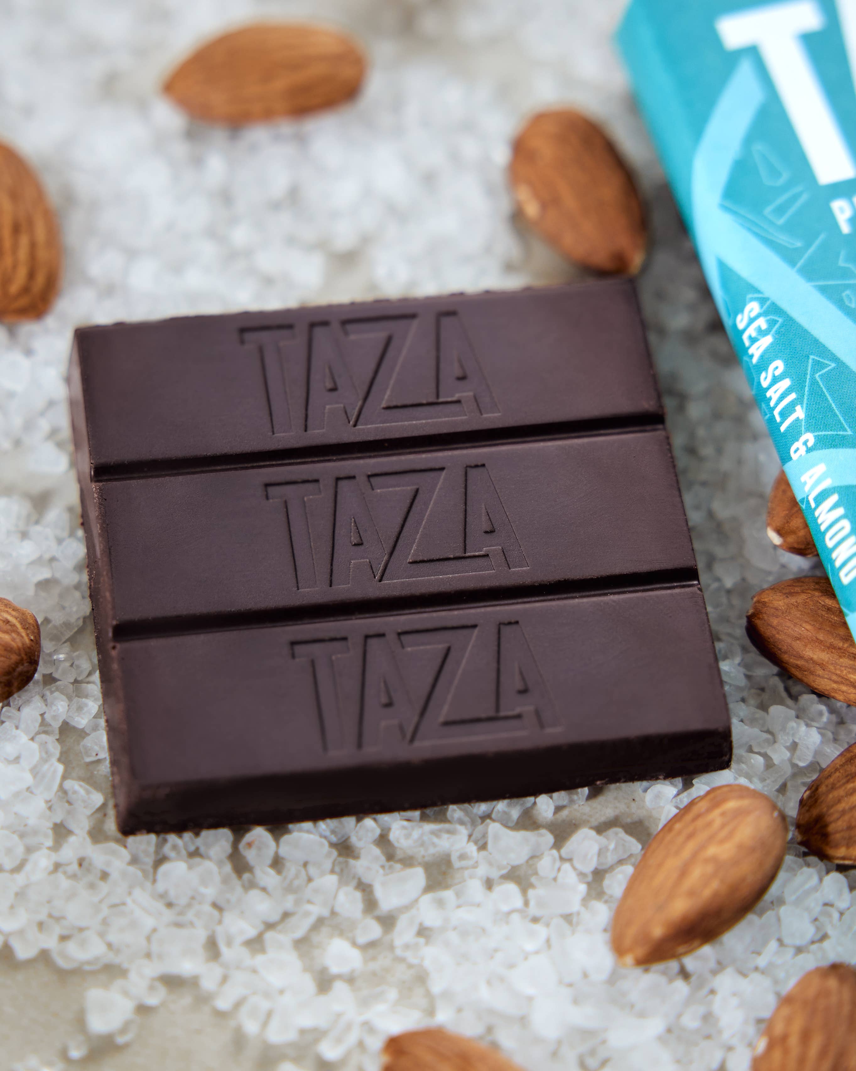 Sea Salt & Almond Dark Chocolate Bar