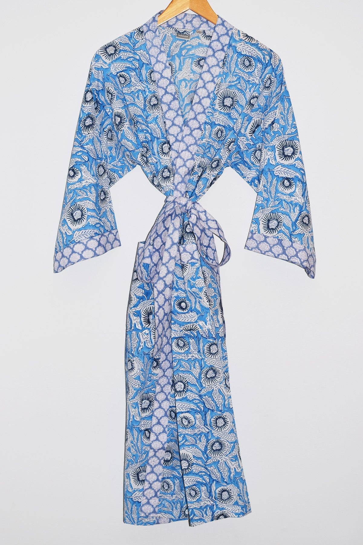 Kerala Long Robe | Marina Blue