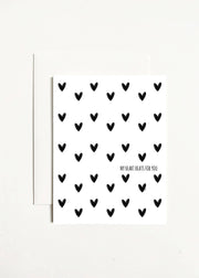 My Heart Beats For You Greeting Card