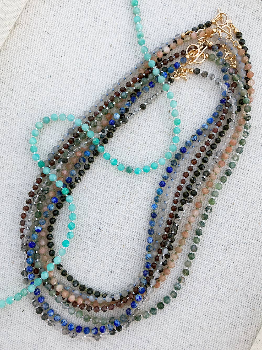 Shannon Candy Necklace - Handmade Semiprecious Gemstones