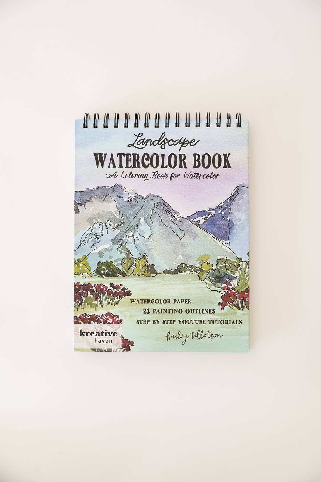 Landscape Watercoloring Book