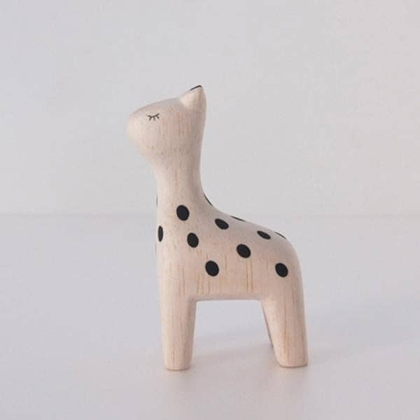 Giraffe Hand Carved Figurine