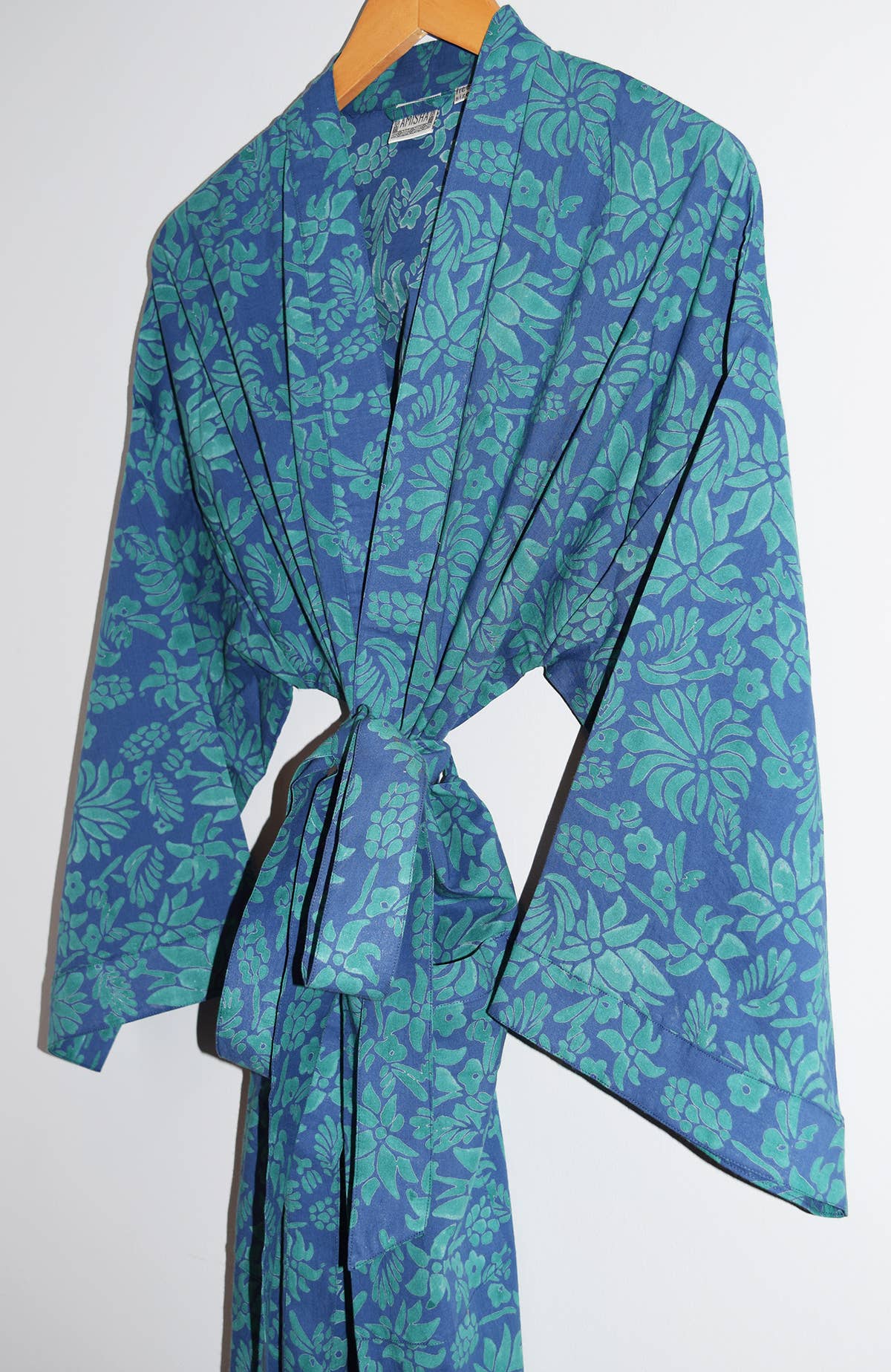 Jakarta Midi Robe | Flora Navy