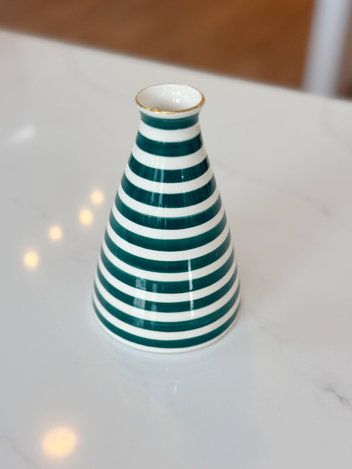 Jill Rosenwald for Noted Striped Diffuser Vase