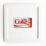 Diet Coke Matchbox Inspired Art Print