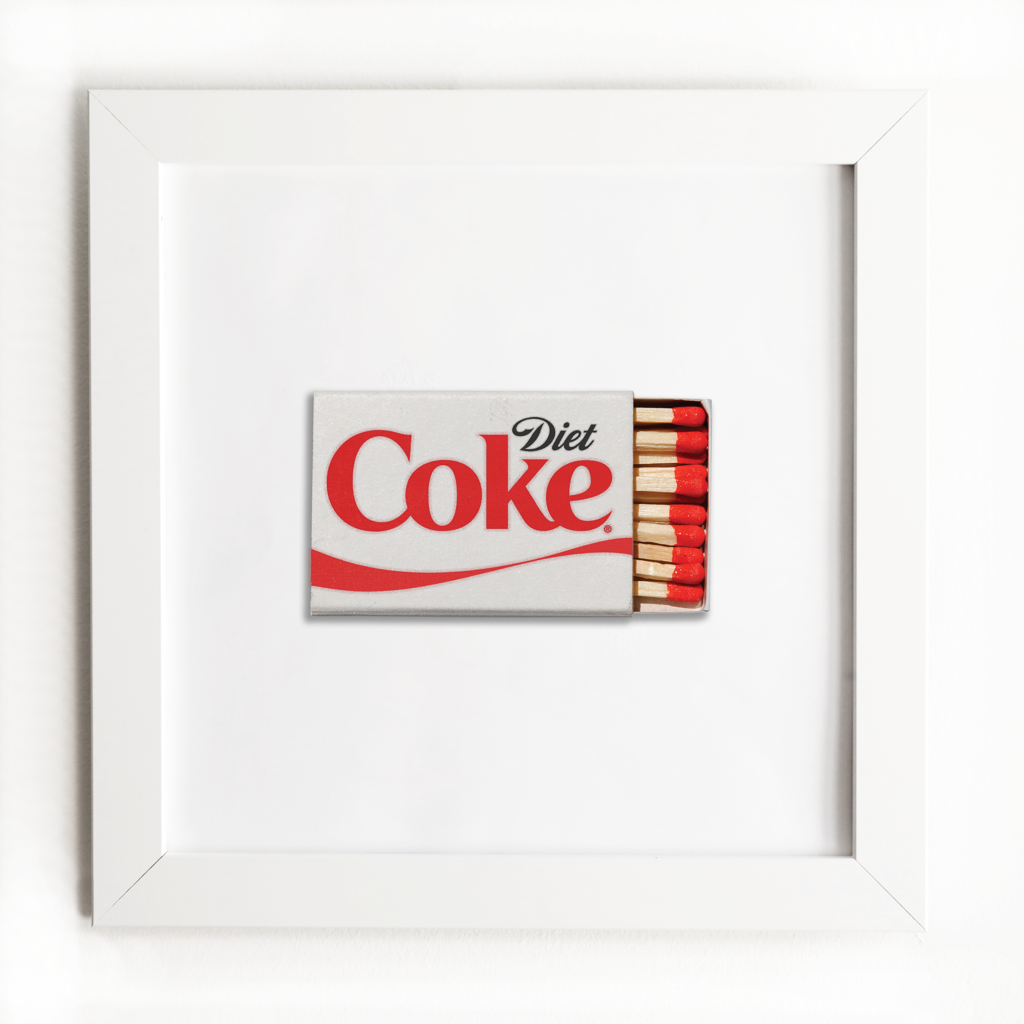 Diet Coke Matchbox Inspired Art Print