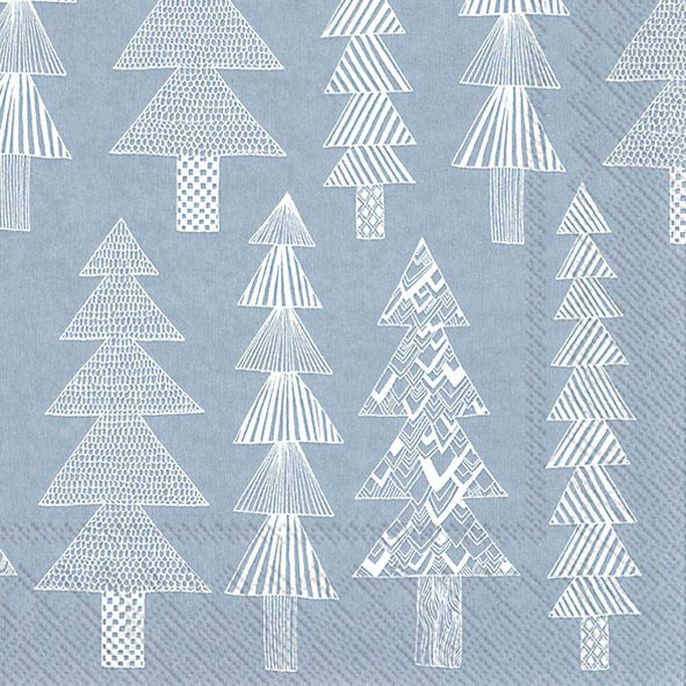 Kuusikossa Light Blue Marimekko Paper Cocktail Napkins 20 pack