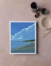 Cranberry Blue | Art Print on Canvas