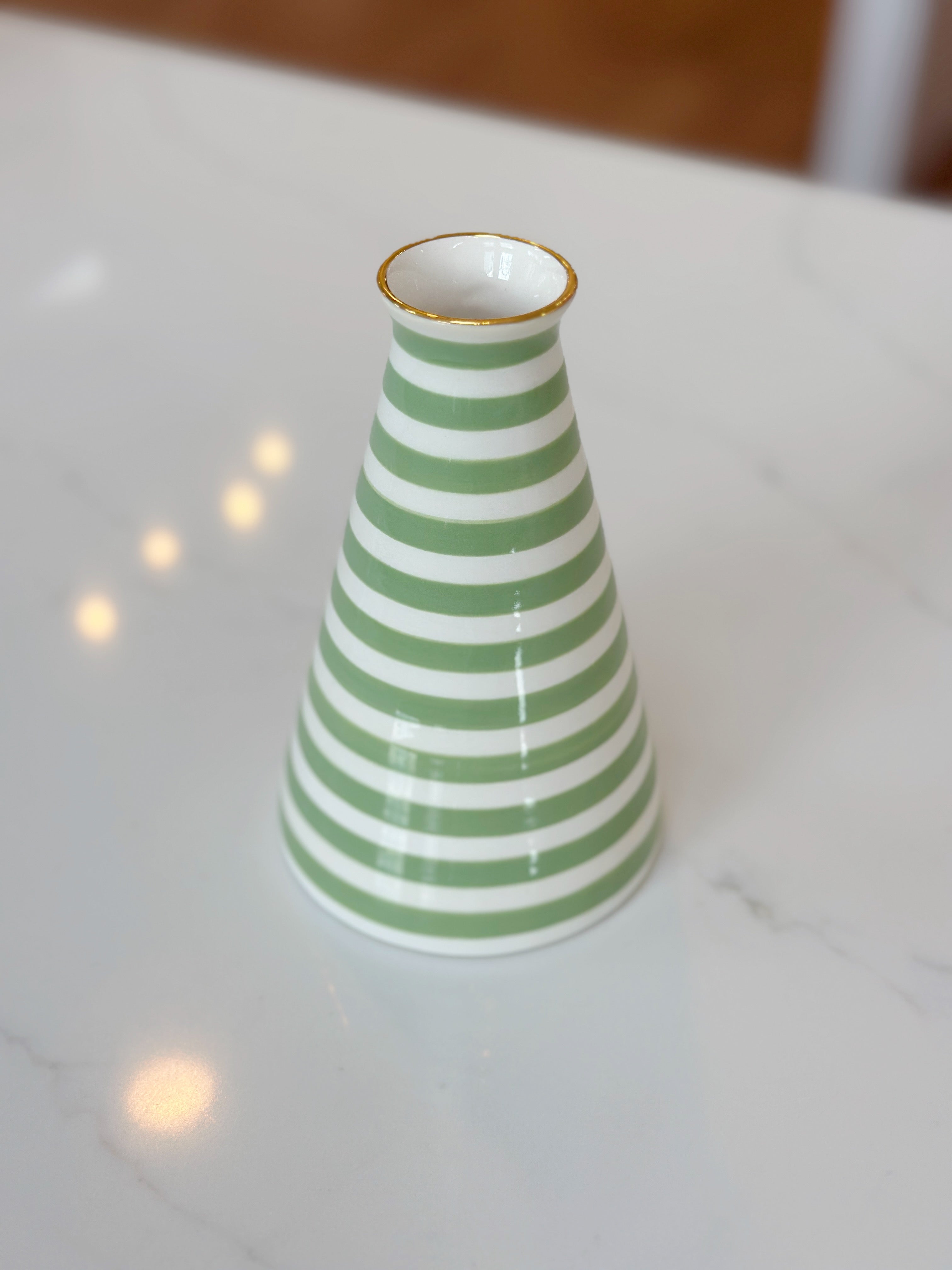 Jill Rosenwald for Noted Striped Diffuser Vase