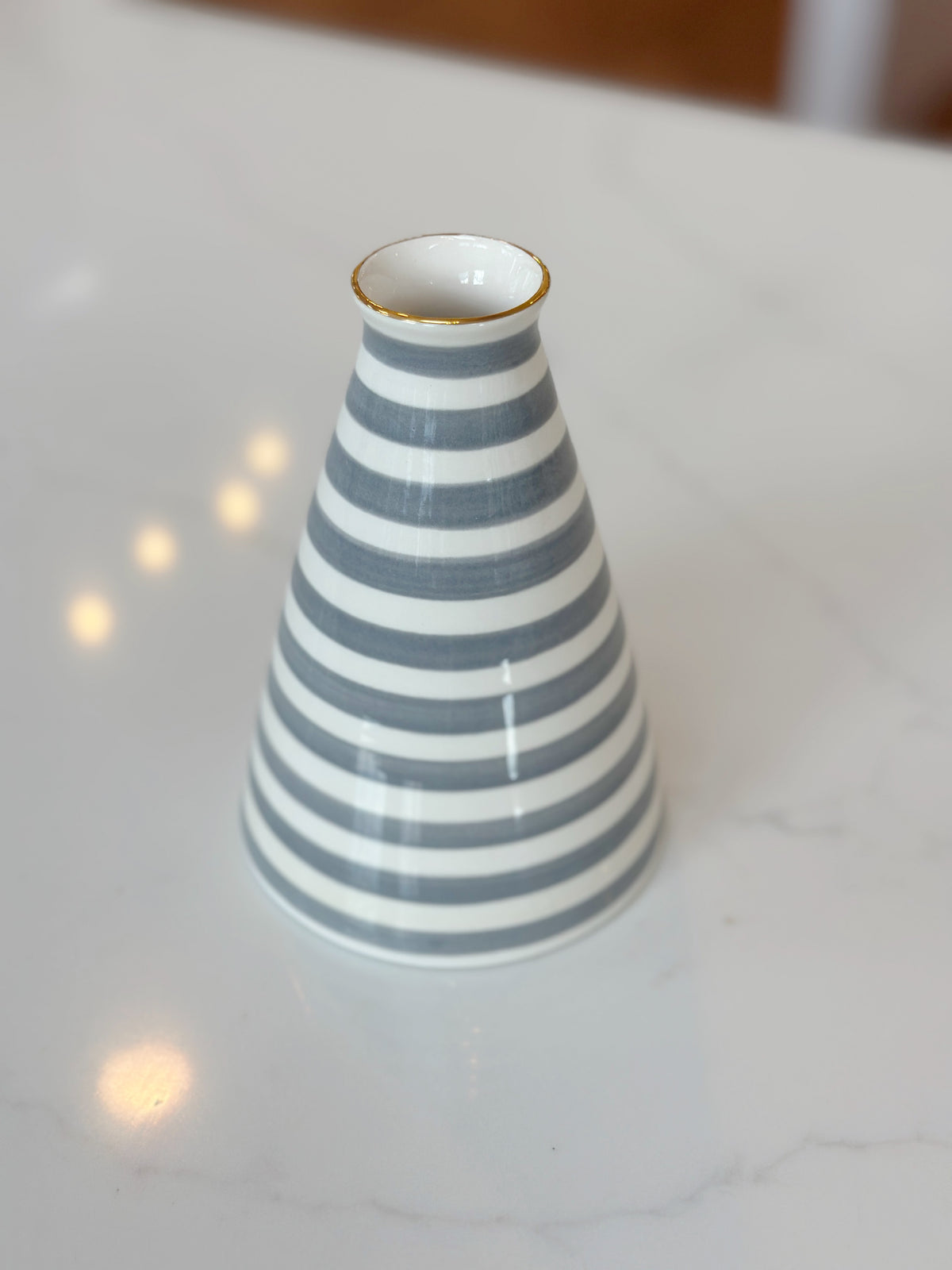 Jill Rosenwald for Noted Striped Diffuser Vase