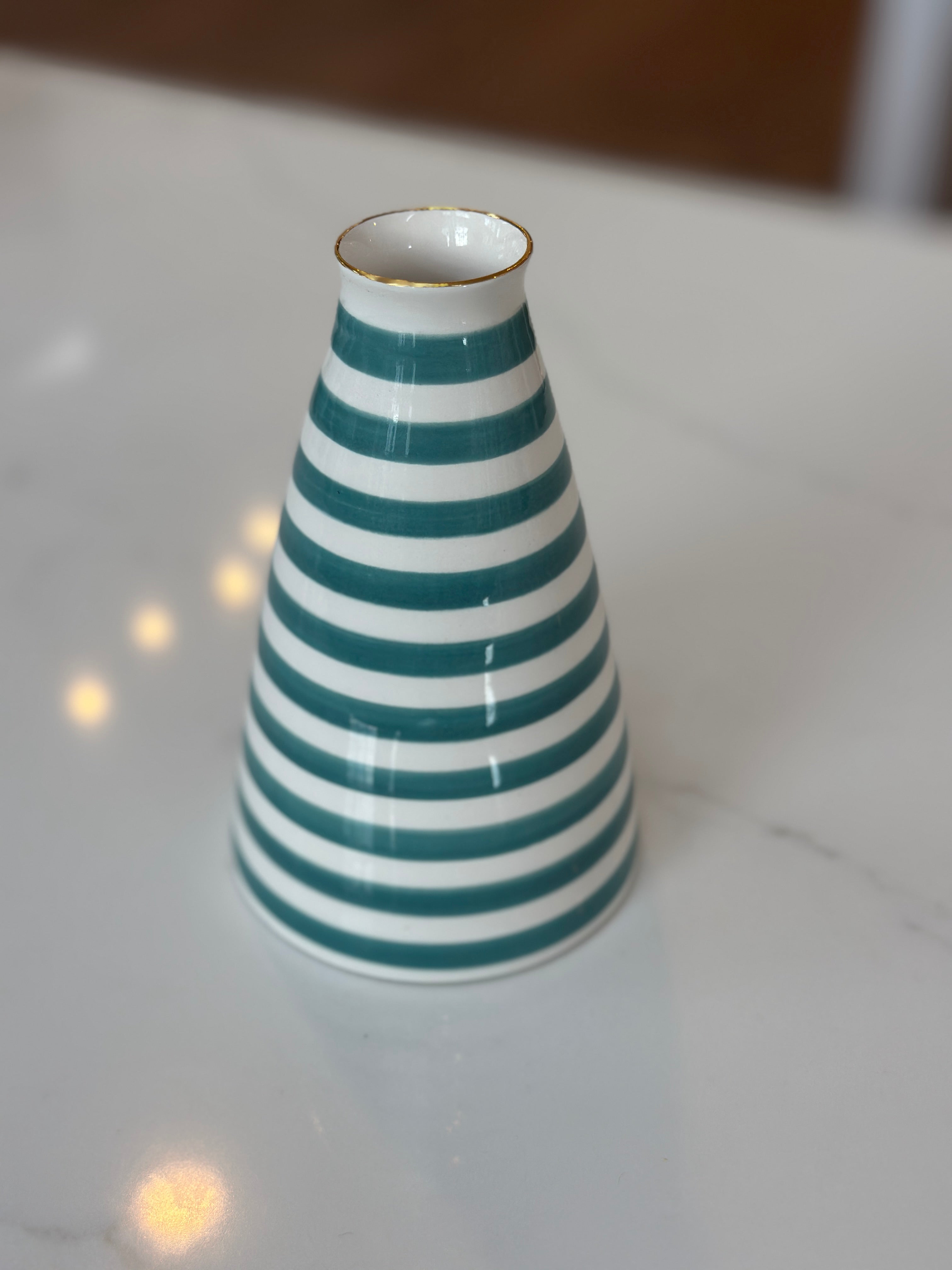 Jill Rosenwald for Noted Striped Diffuser Vase